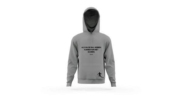 Voetbalstages Hoodie Heren met quote - Afbeelding 6