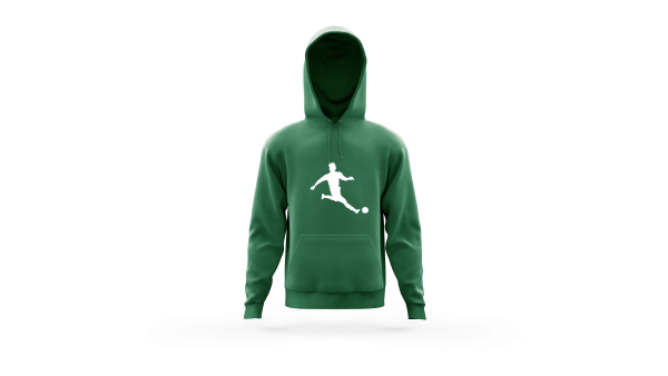 Freekick Hoodie Heren met groot logo - Afbeelding 2