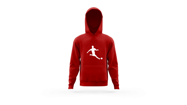 Freekick Hoodie Heren met groot logo - Afbeelding 3