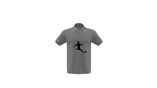 Voetbalstages Polo Heren met groot logo - Afbeelding 6