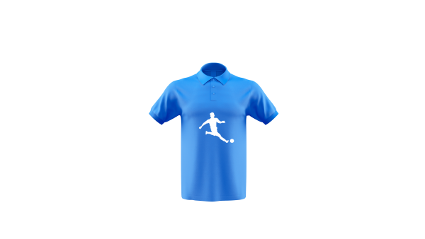 Voetbalstages Polo Heren met groot logo - Afbeelding 8