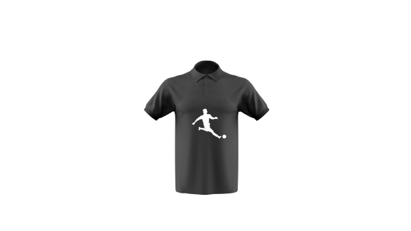 Voetbalstages Polo Heren met groot logo
