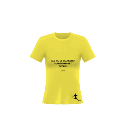 Voetbalstages T-Shirt Mama's met quote