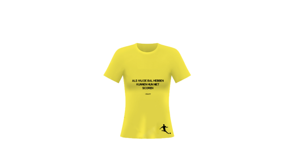 Voetbalstages T-Shirt Mama's met quote