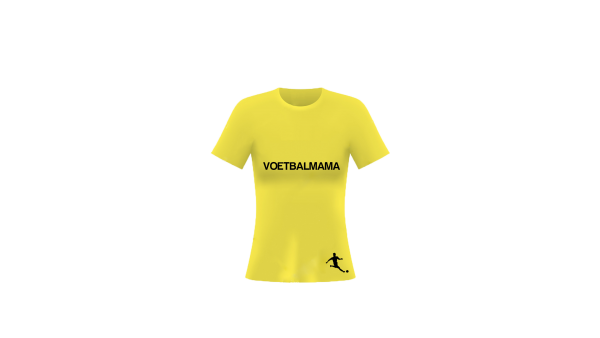 Voetbalstages T-Shirt Mama's met quote 'Voetbalmama' - Afbeelding 2