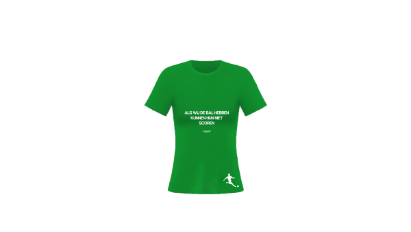 Voetbalstages T-Shirt Mama's met quote - Afbeelding 2