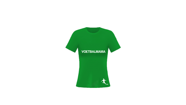 Voetbalstages T-Shirt Mama's met quote 'Voetbalmama' - Afbeelding 3