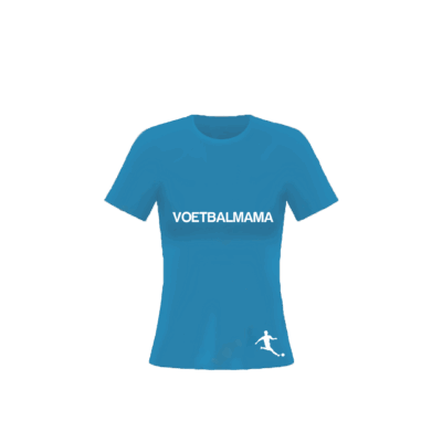 Voetbalstages T-Shirt Mama's met quote 'Voetbalmama'
