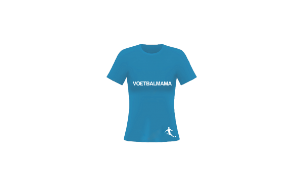 Voetbalstages T-Shirt Mama's met quote 'Voetbalmama'