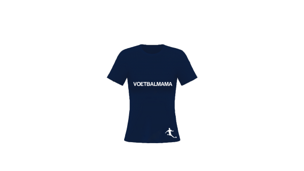 Voetbalstages T-Shirt Mama's met quote 'Voetbalmama' - Afbeelding 4