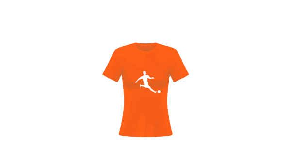 Voetbalstages T-Shirt Mama's met groot logo