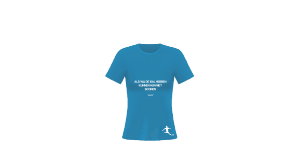Voetbalstages T-Shirt Mama's met quote - Afbeelding 3