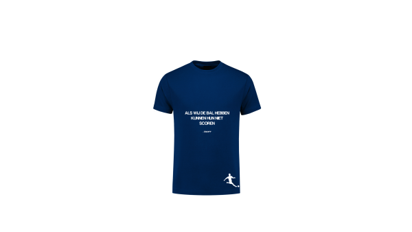 Voetbalstages T-Shirt Kids met Quote - Afbeelding 5